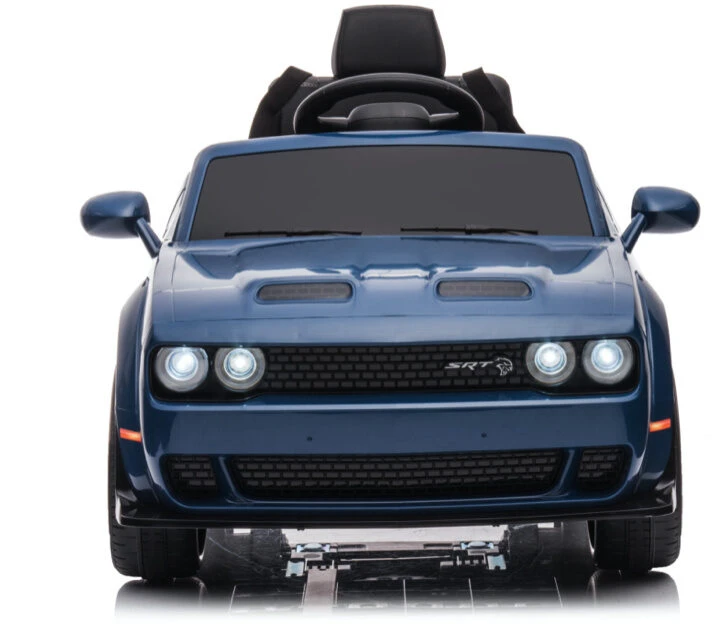 Toycars Vaikų Baterijomis Varomas Automobilis, Dodge Challenger SRT, 110x66x62 cm, Mėlynas