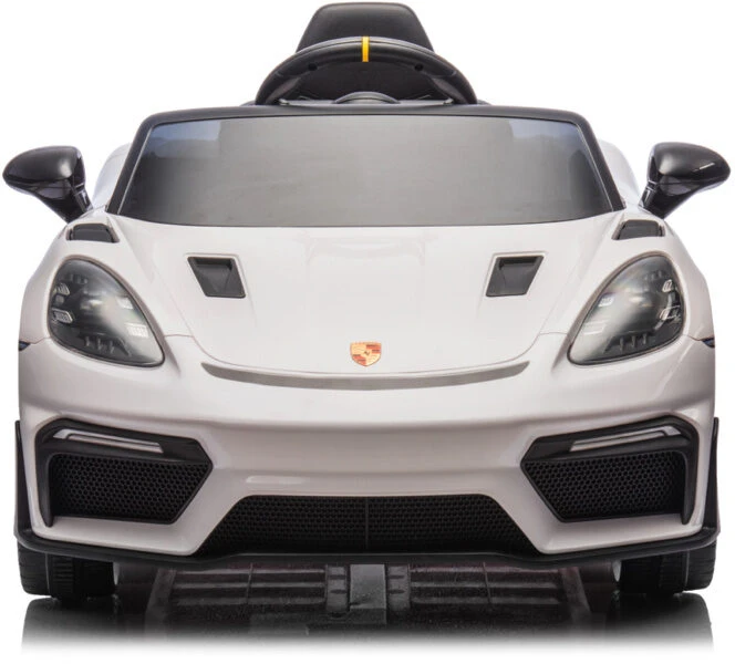 Toycars Vaikų Baterijomis Varomas Automobilis, Porsche Spyder RS, 108x60x43 cm, Baltas
