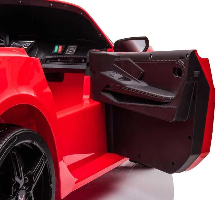 Toycars Vaikų Baterijomis Varomas Automobilis, Corvette Stingray, 128x71x51 cm, Raudonas