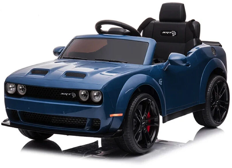 Toycars Vaikų Baterijomis Varomas Automobilis, Dodge Challenger SRT, 110x66x62 cm, Mėlynas