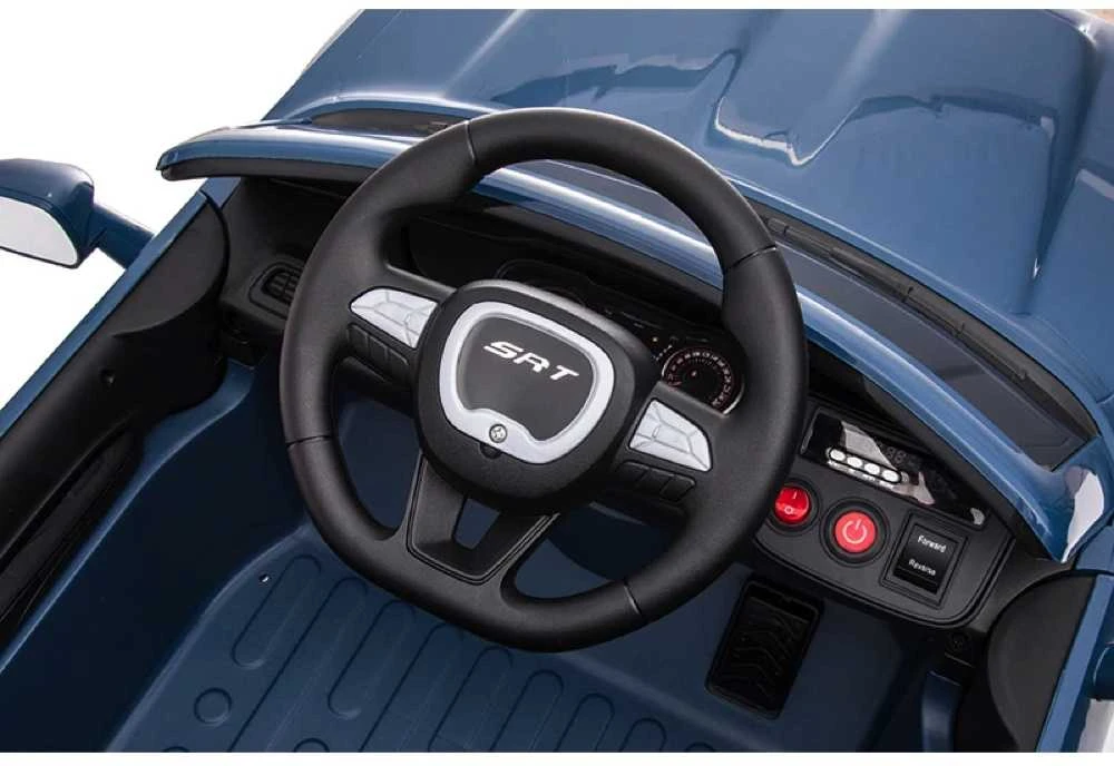 Toycars Vaikų Baterijomis Varomas Automobilis, Dodge Challenger SRT, 110x66x62 cm, Mėlynas