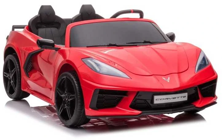 Toycars Vaikų Baterijomis Varomas Automobilis, Corvette Stingray, 128x71x51 cm, Raudonas