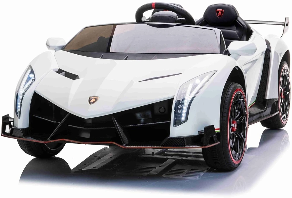 Toycars Vaikų mašinėlė, Lamborghini Veneno, 135x72x35 cm, Balta