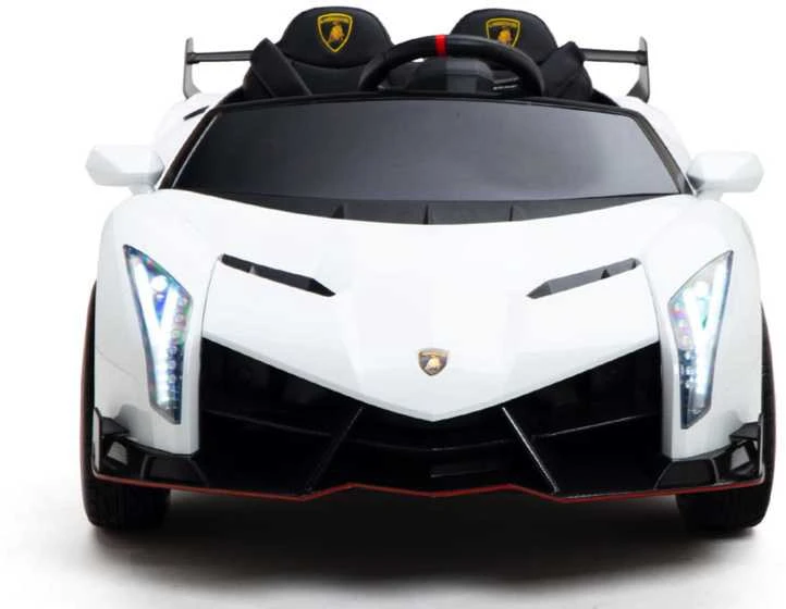 Toycars Vaikų mašinėlė, Lamborghini Veneno, 135x72x35 cm, Balta
