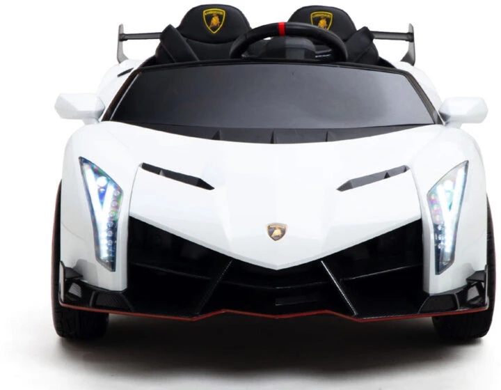 Toycars Vaikų mašinėlė, Lamborghini Veneno, 135x72x35 cm, Balta