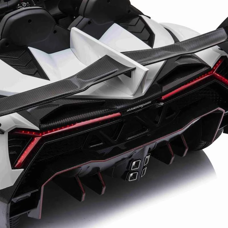 Toycars Vaikų mašinėlė, Lamborghini Veneno, 135x72x35 cm, Balta