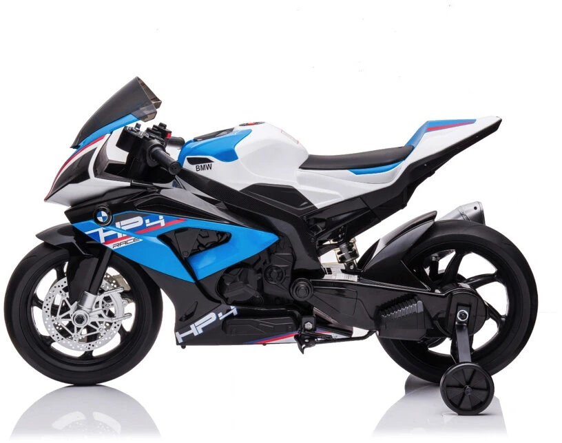 Toycars Vaikų Motociklas, BMW HP4, 119x66x73 cm, Mėlynas