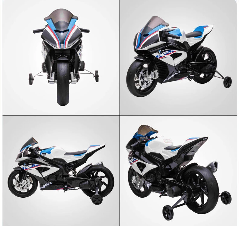 Toycars Vaikų Motociklas, BMW HP4, 119x66x73 cm, Mėlynas