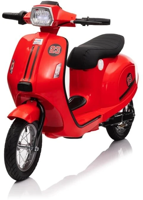 Toycars Vaikų paspirtukas, 24V elektrinis, 350W variklis, 130x55x79 cm, Raudonas
