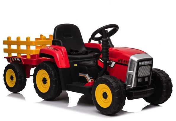Toycars Vaikų traktorius, 136x50x52 cm, Raudonas