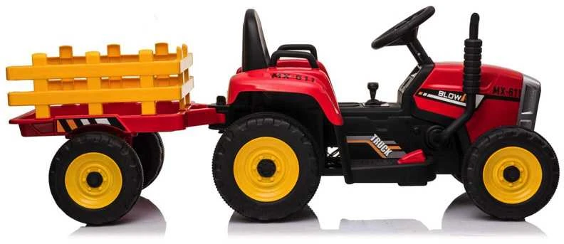 Toycars Vaikų traktorius, 136x50x52 cm, Raudonas
