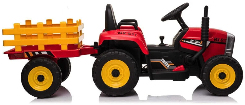 Toycars Vaikų traktorius, 136x50x52 cm, Raudonas