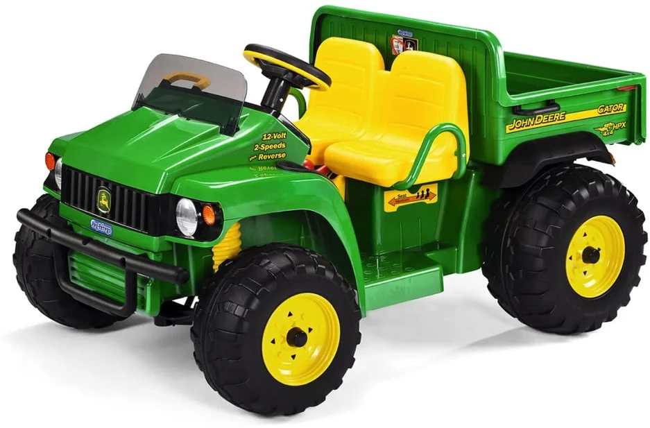 Peg Perego John Deere Double visureigis, maitinamas 12V Gator HPX akumuliatoriumi