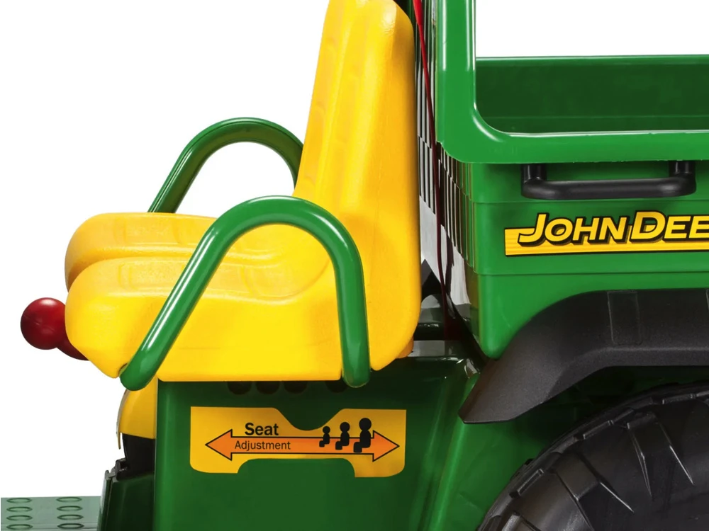 Peg Perego John Deere Double visureigis, maitinamas 12V Gator HPX akumuliatoriumi