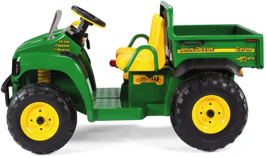 Peg Perego John Deere Double visureigis, maitinamas 12V Gator HPX akumuliatoriumi