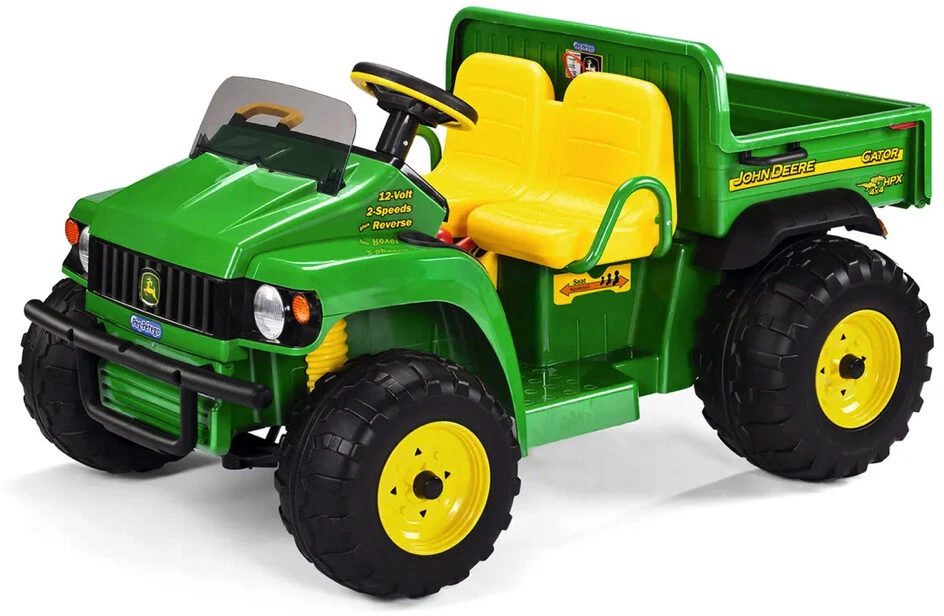 Peg Perego John Deere Double visureigis, maitinamas 12V Gator HPX akumuliatoriumi