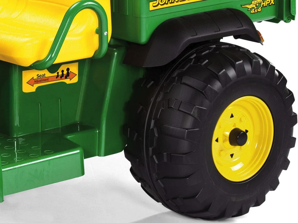 Peg Perego John Deere Double visureigis, maitinamas 12V Gator HPX akumuliatoriumi