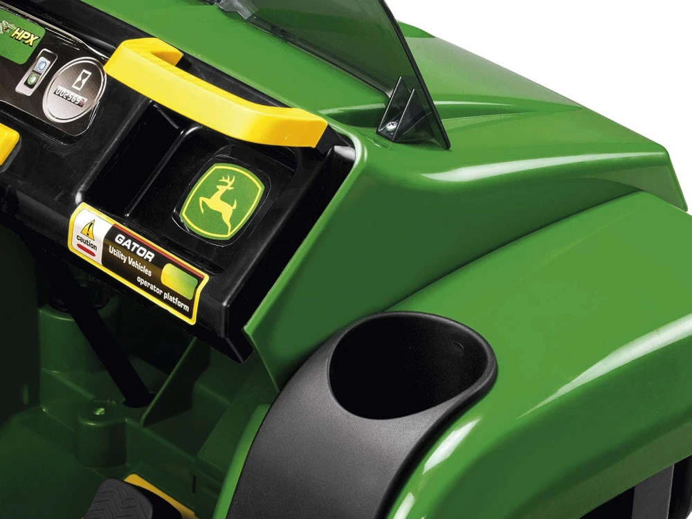 Peg Perego John Deere Double visureigis, maitinamas 12V Gator HPX akumuliatoriumi