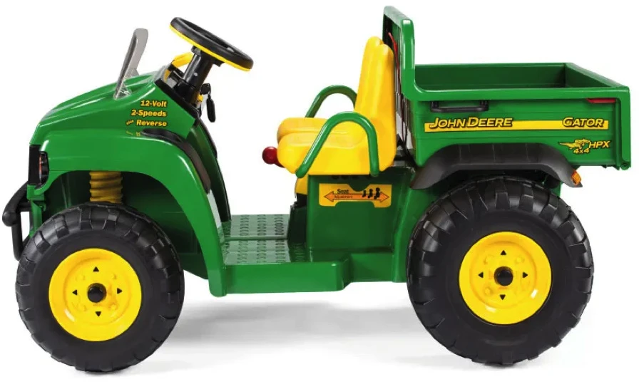 Peg Perego John Deere Double visureigis, maitinamas 12V Gator HPX akumuliatoriumi