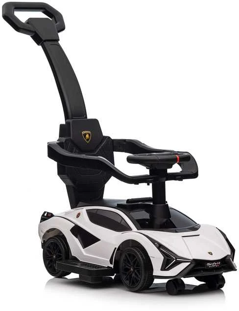 Toycars Važiuojama stumdoma mašina, Lamborghini Sian, 79x35x101 cm, Balta