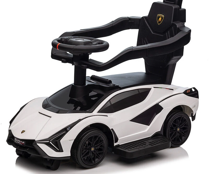 Toycars Važiuojama stumdoma mašina, Lamborghini Sian, 79x35x101 cm, Balta