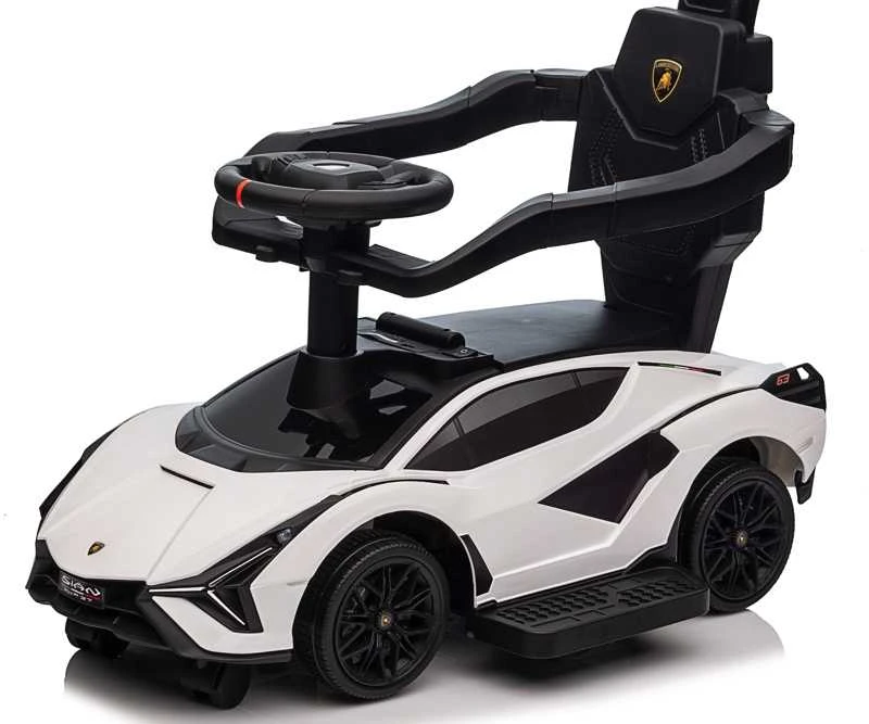 Toycars Važiuojama stumdoma mašina, Lamborghini Sian, 79x35x101 cm, Balta