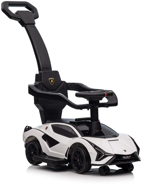 Toycars Važiuojama stumdoma mašina, Lamborghini Sian, 79x35x101 cm, Balta