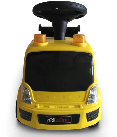 Toycars Walker Vežimėlis, 'kelio darbų sunkvežimis', 83x28.2x48 cm, Geltona