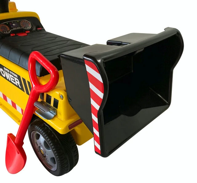 Toycars Walker Vežimėlis, 'kelio darbų sunkvežimis', 83x28.2x48 cm, Geltona