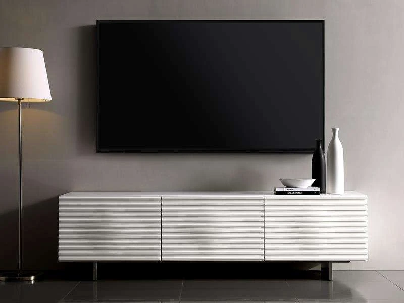TV staliukas, 180 x 50 x 49 cm, Hudson, baltas