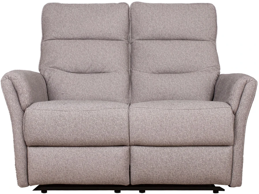 Home4You Dvivietė atlošiamoji sofa „BOWERS“ su rankiniu mechanizmu, smėlio spalvos