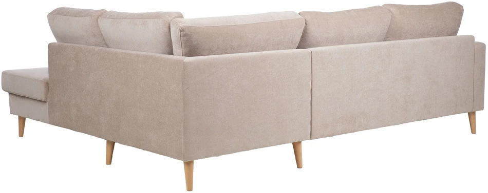 Home4You Kampinė sofa „HANSON RC“, smėlio spalvos