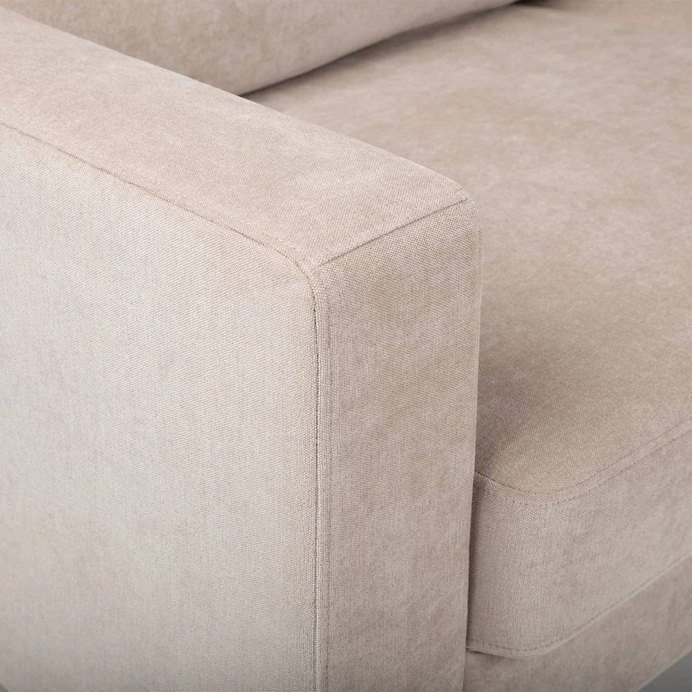 Home4You Kampinė sofa „HANSON RC“, smėlio spalvos