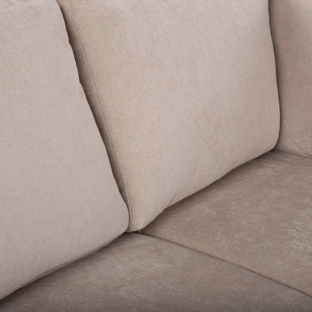 Home4You Kampinė sofa „HANSON LC“, smėlio spalvos