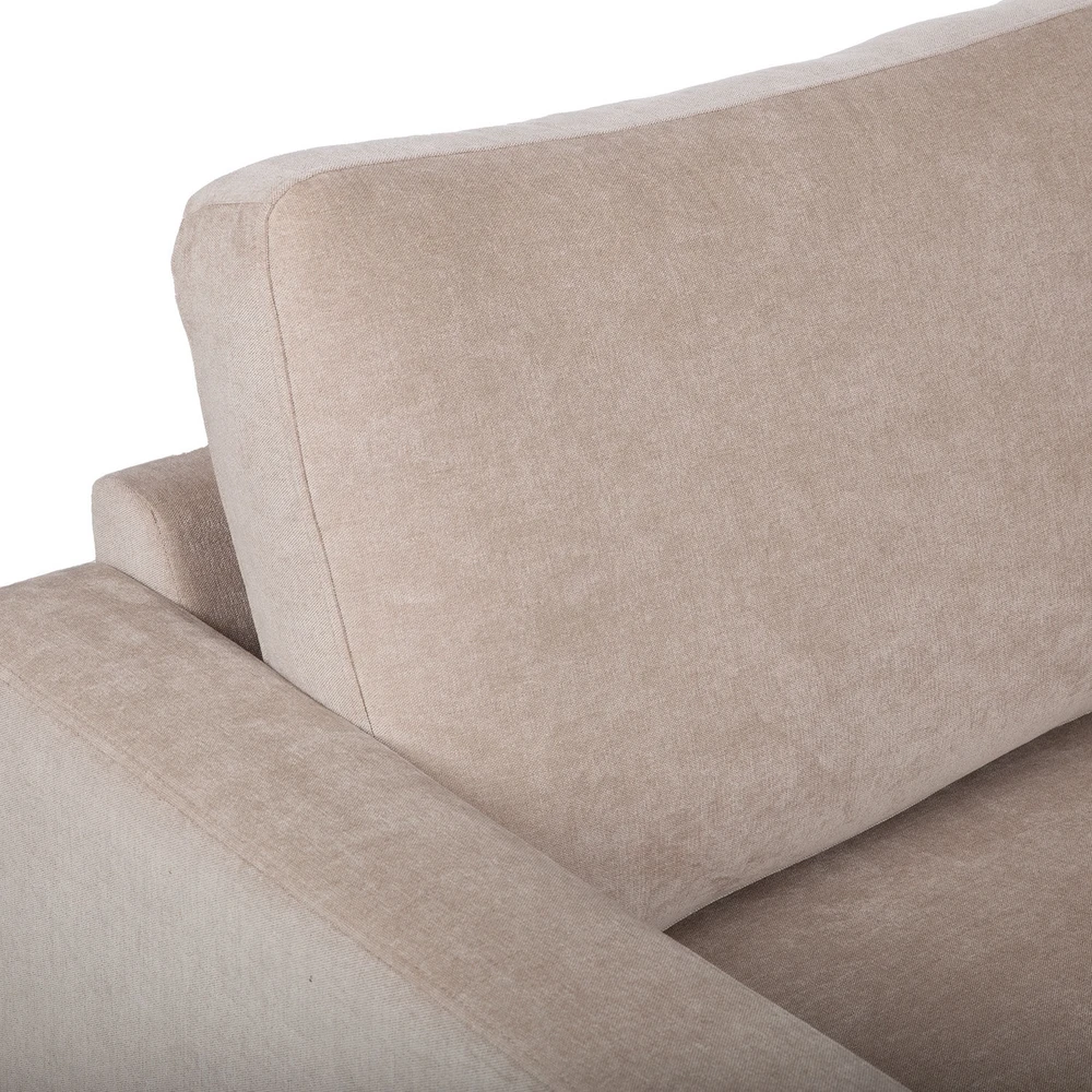 Home4You Kampinė sofa „HANSON RC“, smėlio spalvos