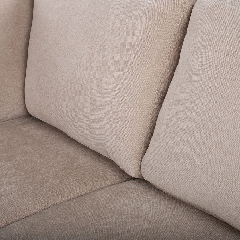 Home4You Kampinė sofa „HANSON RC“, smėlio spalvos