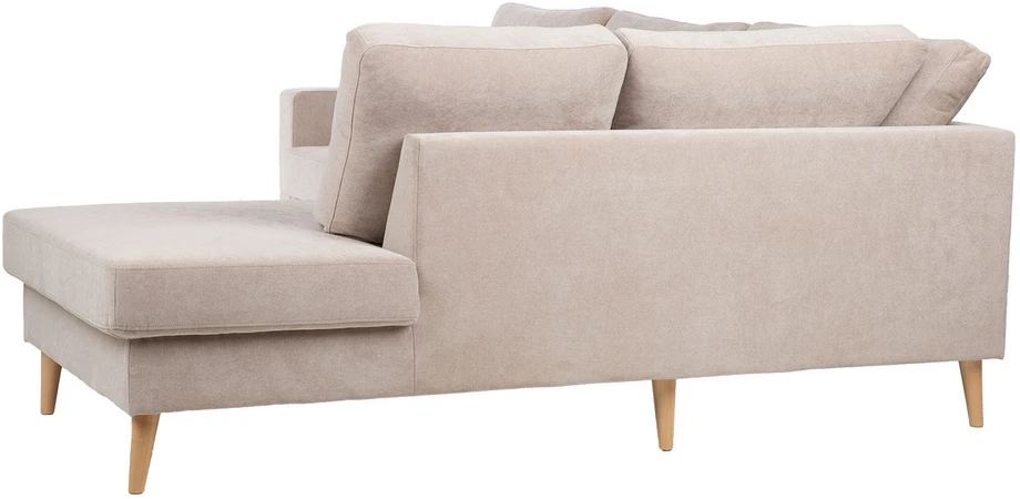 Home4You Kampinė sofa „HANSON RC“, smėlio spalvos