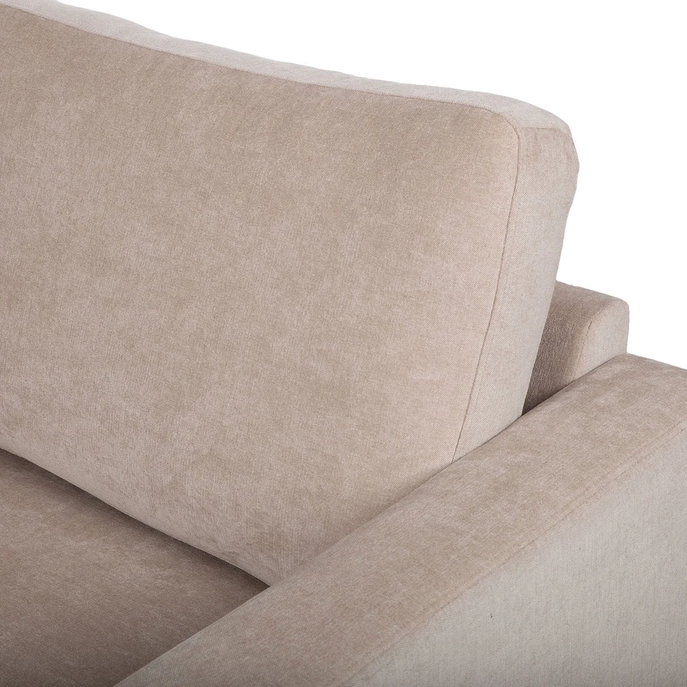 Home4You Kampinė sofa „HANSON LC“, smėlio spalvos