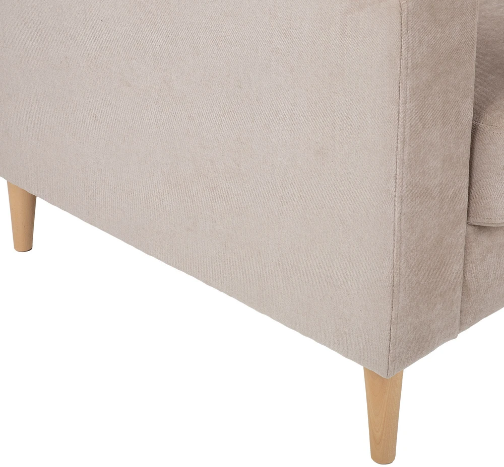 Home4You Kampinė sofa „HANSON RC“, smėlio spalvos