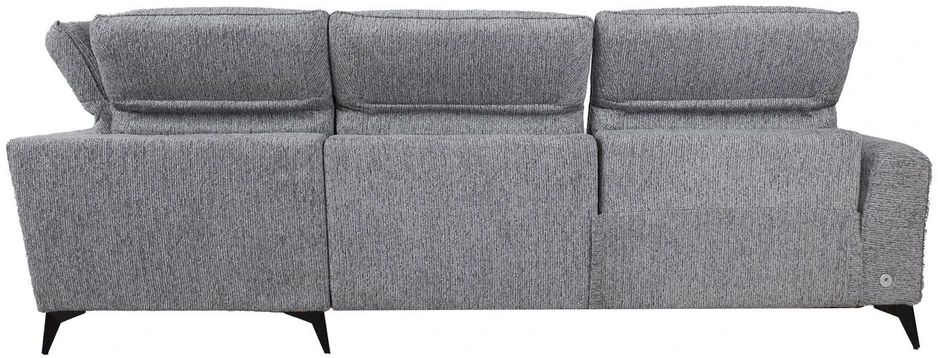 Home4You Kampinė sofa „LUISA RC“, su elektrine atlošimo funkcija, pilka
