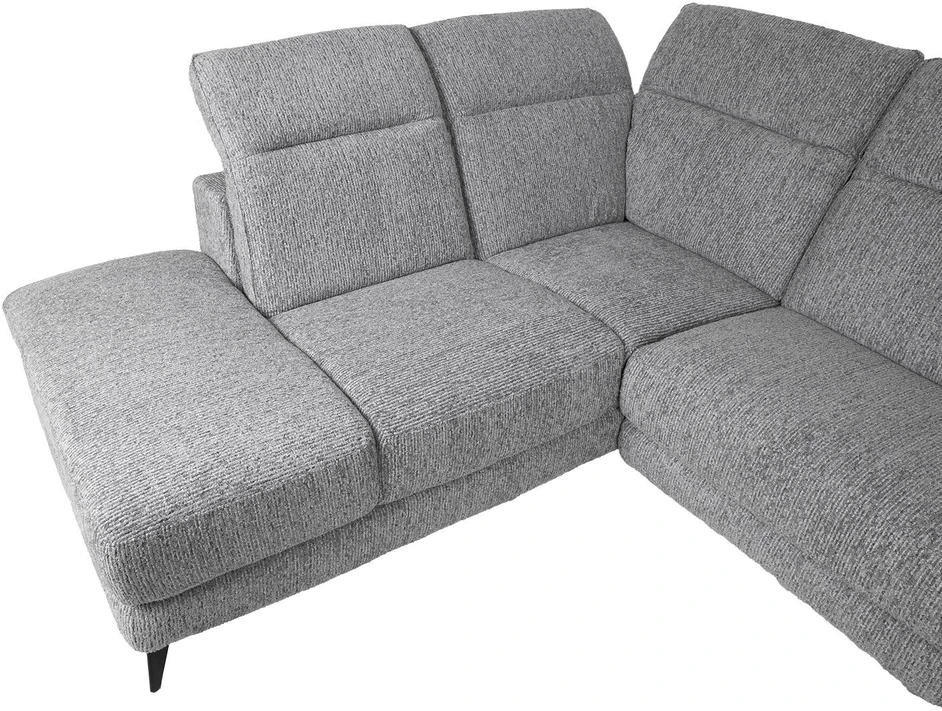 Lova Home4You Kampinė sofa „LUISA LC“, su elektrine atlošimo funkcija, pilka