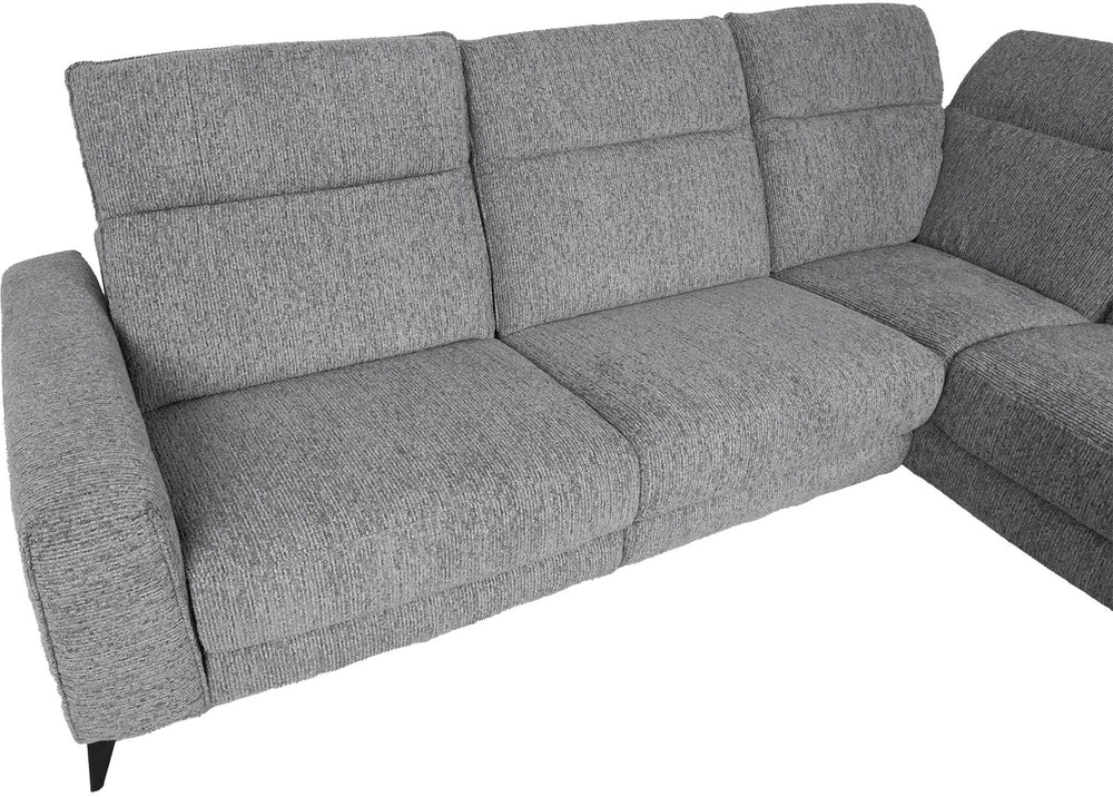 Home4You Kampinė sofa „LUISA RC“, su elektrine atlošimo funkcija, pilka