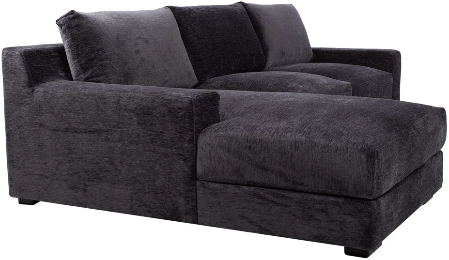 Lova Home4You Kampinė sofa „HERDIS LC“, tamsiai pilka