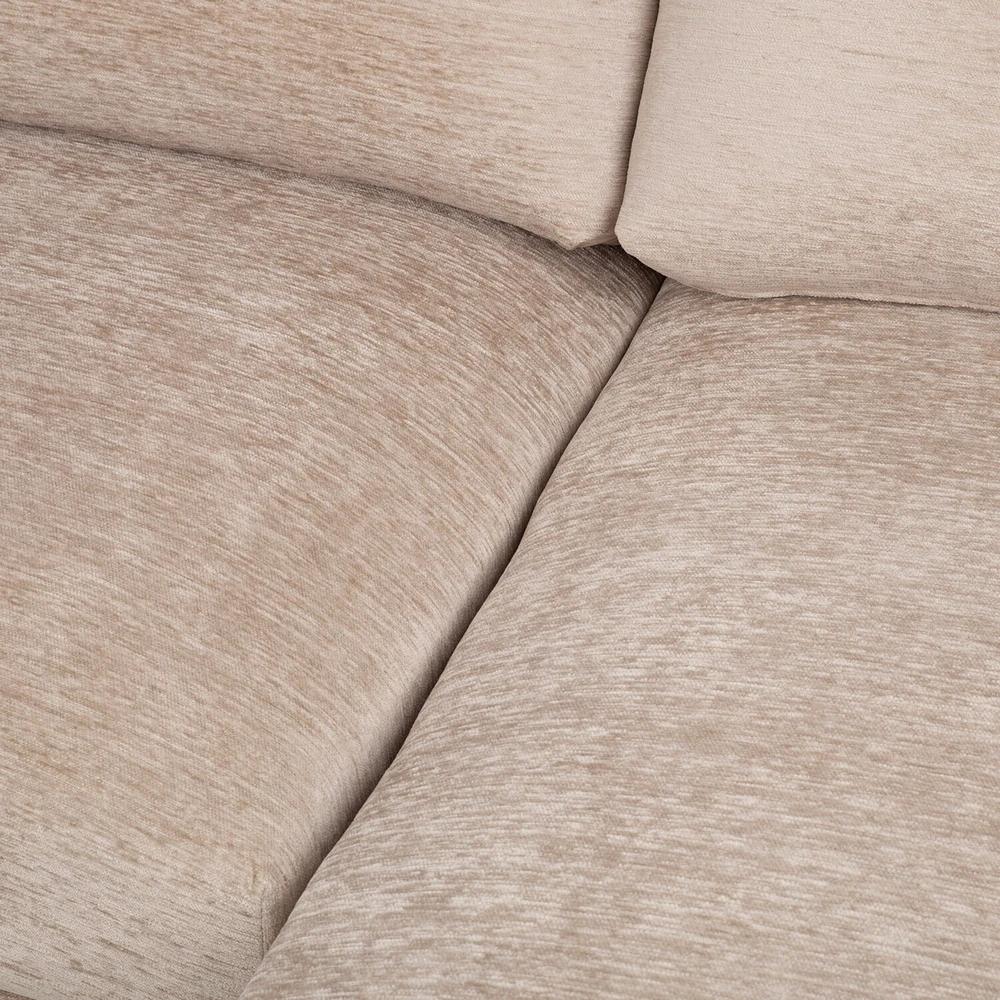 Home4You Kampinė sofa „HERDIS RC“, smėlio spalvos
