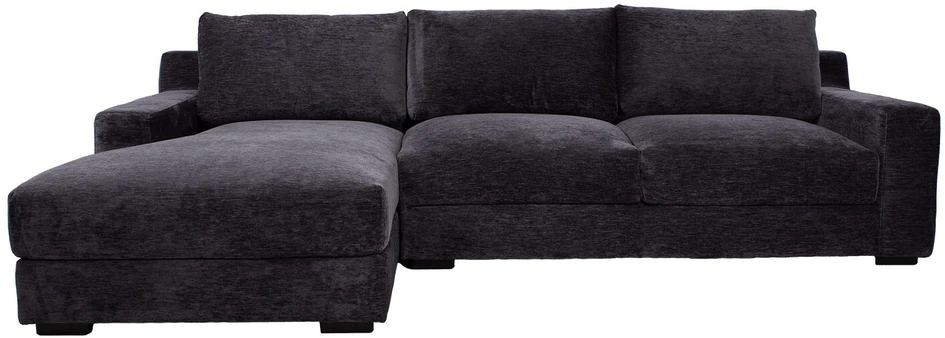 Home4You Kampinė sofa „HERDIS LC“, tamsiai pilka