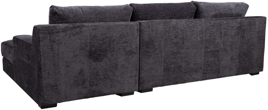 Sofa Home4You Kampinis sofos komplektas „HERDIS RC“, tamsiai pilkos spalvos
