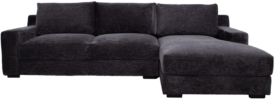 Sofa Home4You Kampinis sofos komplektas „HERDIS RC“, tamsiai pilkos spalvos