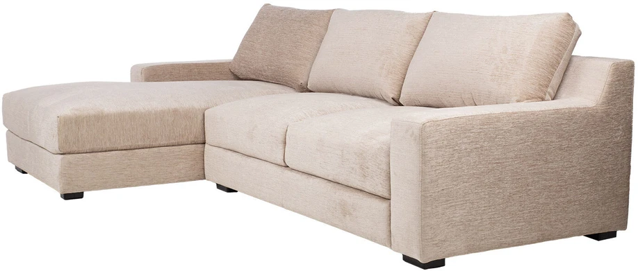 Home4You Kampinė sofa „HERDIS LC“, smėlio spalvos