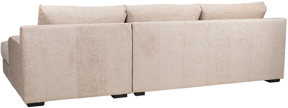Home4You Kampinė sofa „HERDIS RC“, smėlio spalvos