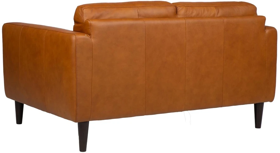 Home4You Dvivietė sofa „HAVANNA“, konjako rudos spalvos